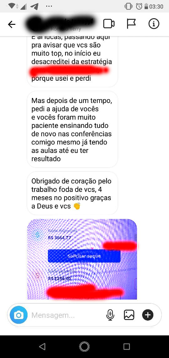 Depoimento de cliente